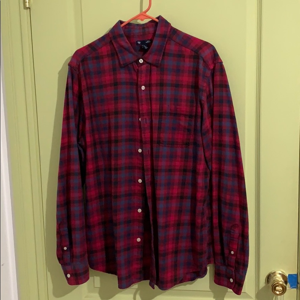 GAP plaid flannel